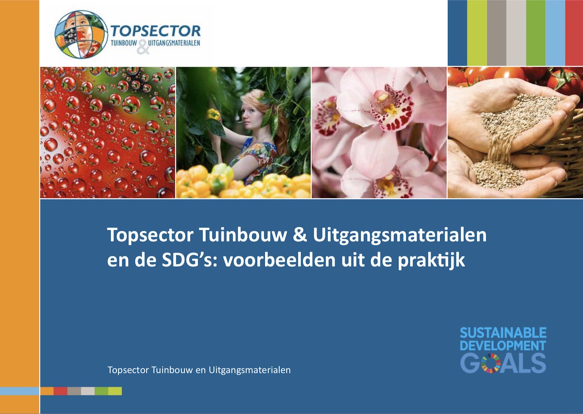 Publicatie: Tuinbouwsector slaat de weg van de SDGs in