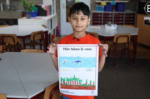 Kinderen ‘tekenen’ voor een duurzaam regeerakkoord