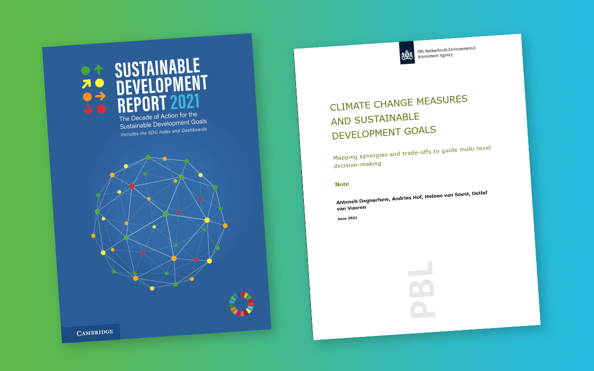 Publicatie SDR2021 en het PBL rapport over klimaatverandering en de SDG’s