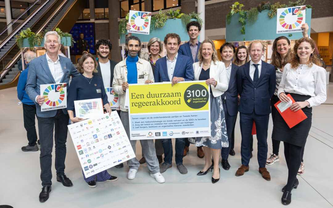 Duurzaam Regeerakkoord is naar de Tweede Kamer